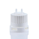 Open Top Tamper Evident VersaCap® 38-430mm with 2x Molded 1/8" HB Adapter, 4/CS | Img | Foxx  Life Sciences